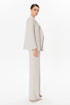 Isabelline Jacket With Lapel And Pocket Detailed